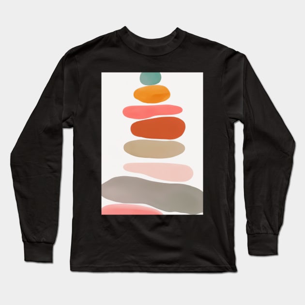 Balancing Stones Long Sleeve T-Shirt by maxcode